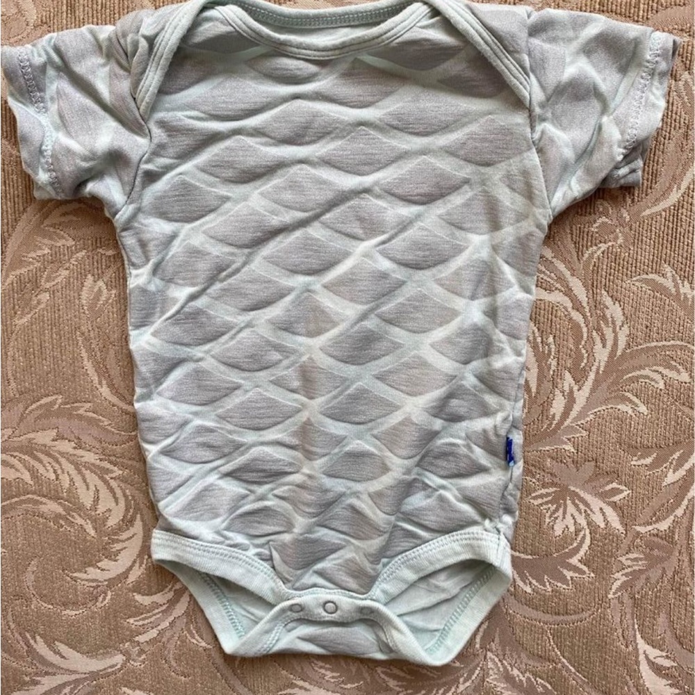 Kickee Pants short sleeve onesie 0-3 months